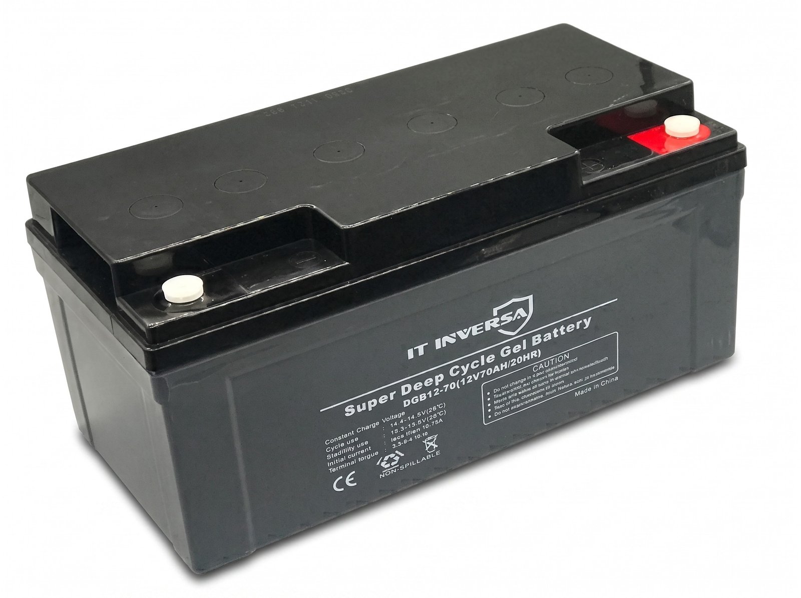 Bateria IT GEL Ciclo Profundo 12V-70AH 2400Ciclos