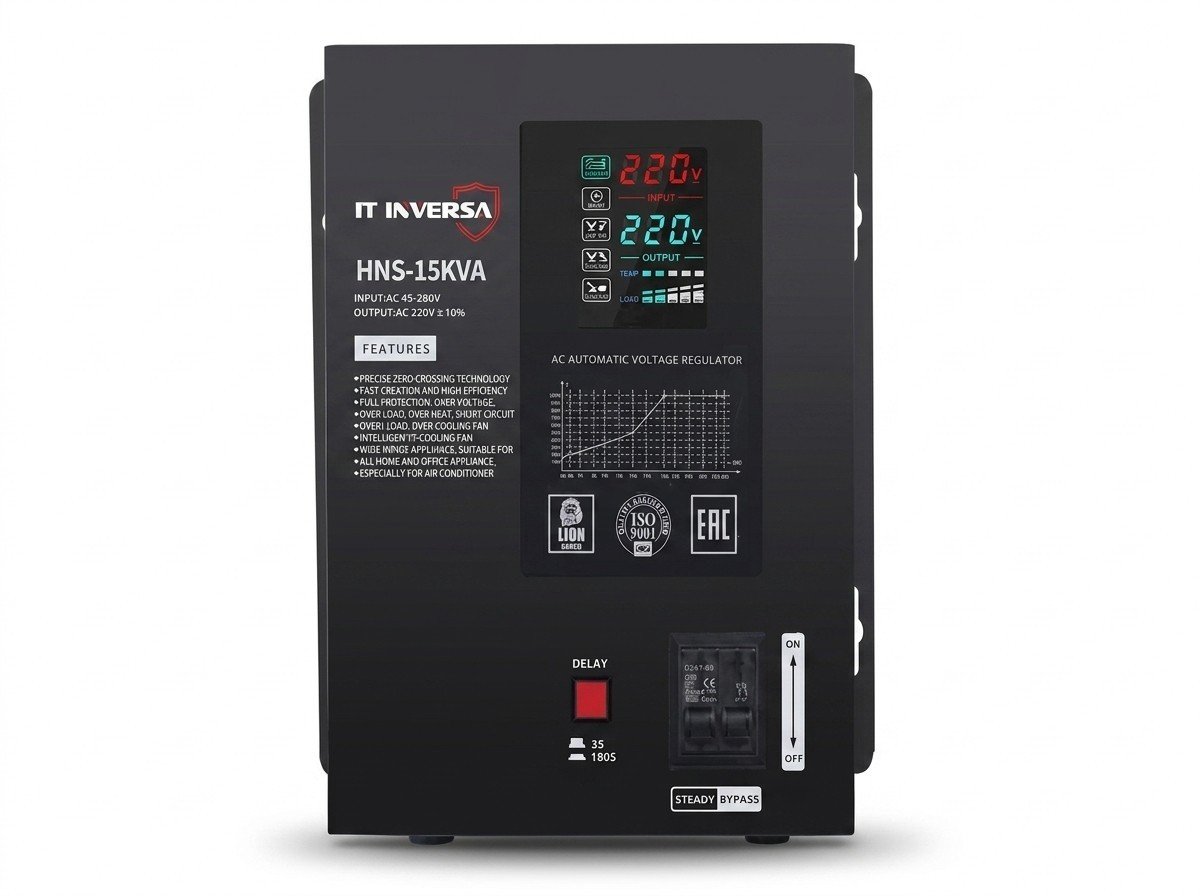 Estabilizador de Voltaje Automático Ultra-Wide input Range 220V-15KVA