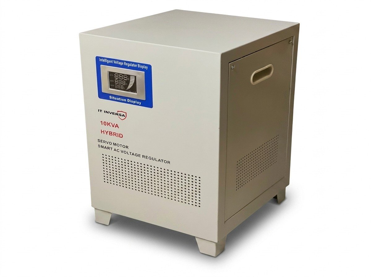 Estabilizador de Voltaje Automático 220V+110V-10KVA Rango