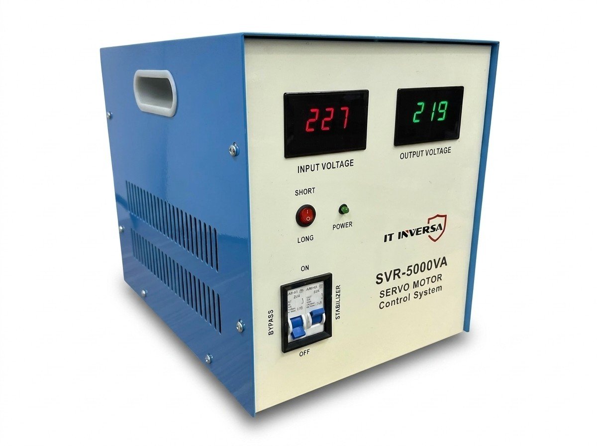 Estabilizador de Voltaje Automático 220V+110V-5KVA Rango