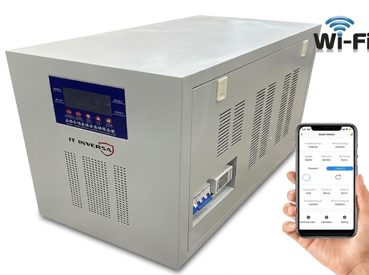 Estabilizador de Voltaje Automático TRIFASICO 220V-20KVA Rango