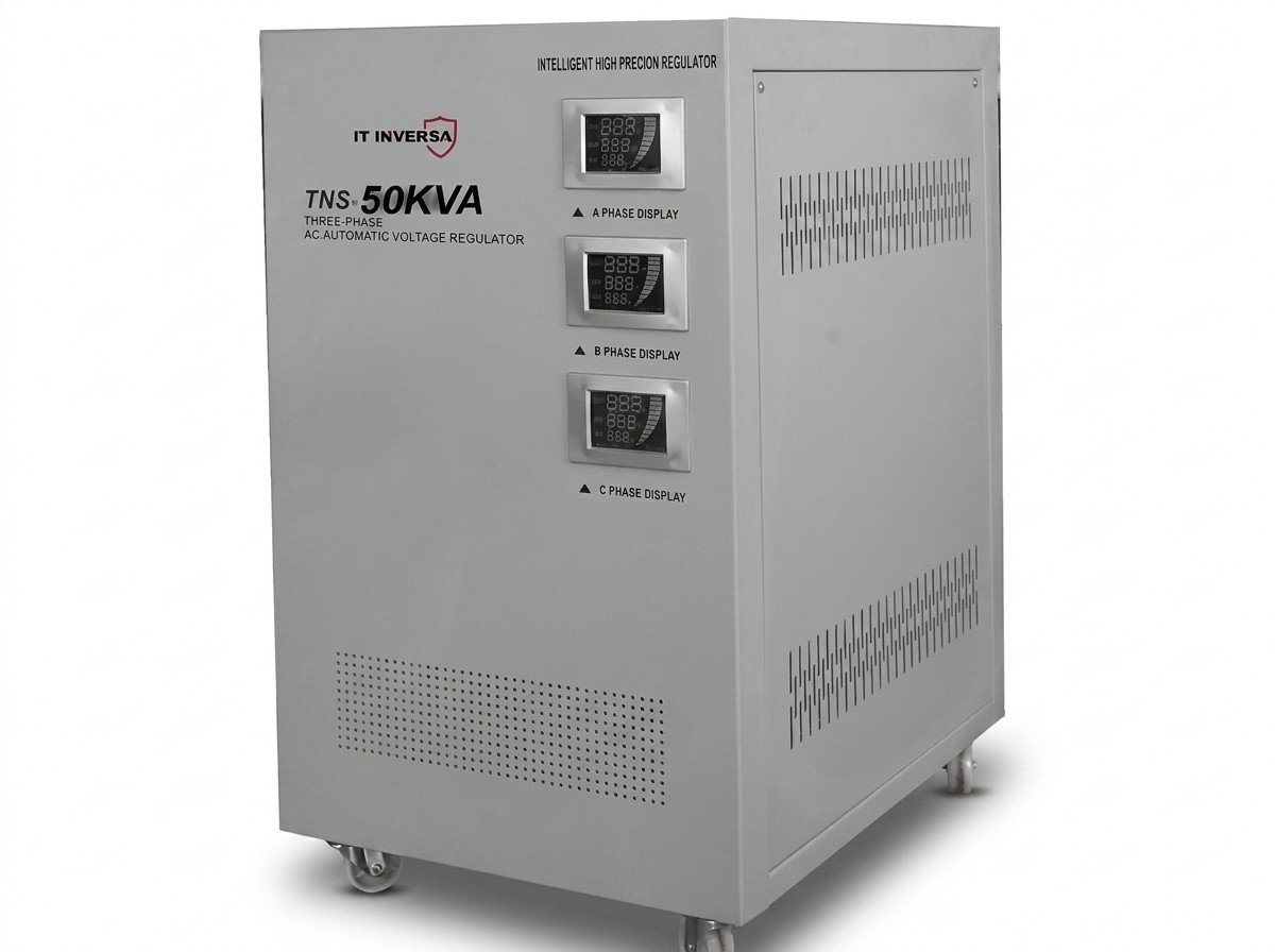 Estabilizador de Voltaje Automático TRIFASICO 220V-50KVA Rango